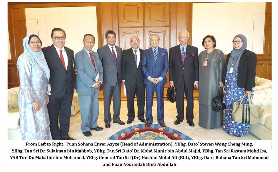 ISIS Malaysia BOD visit YAB Tun Dr. Mahathir Bin Mohamed