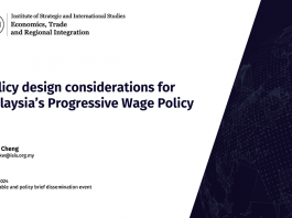 Policy design considerations for Malaysia’s Progressive Wage Policy