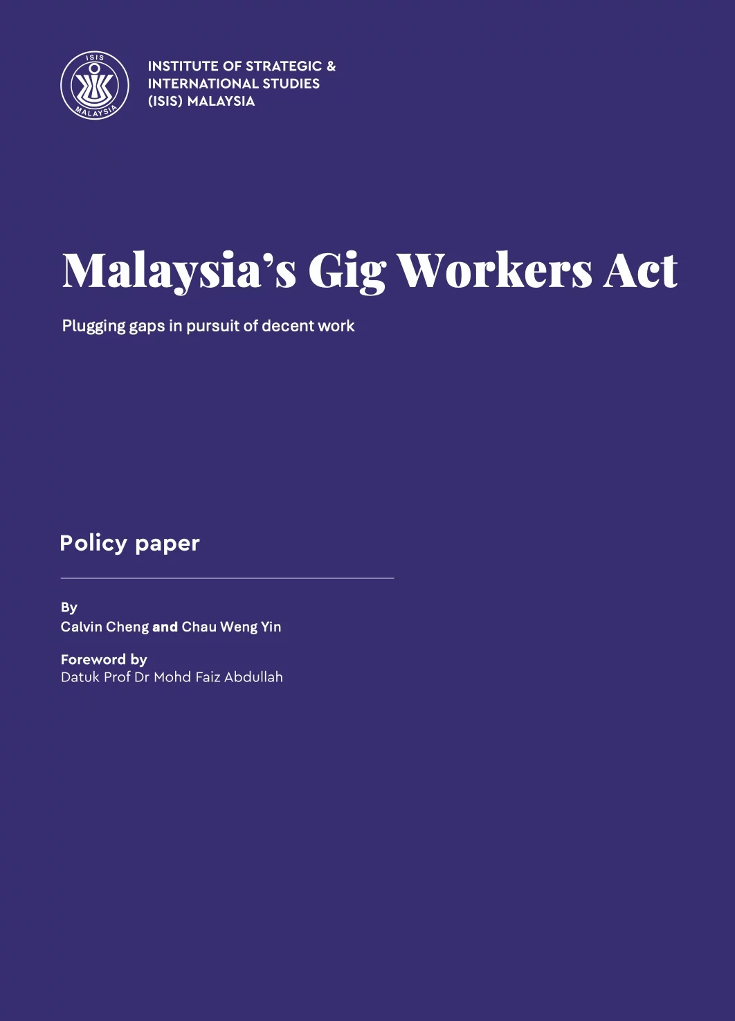Gig Workers Bill Malaysia-cover